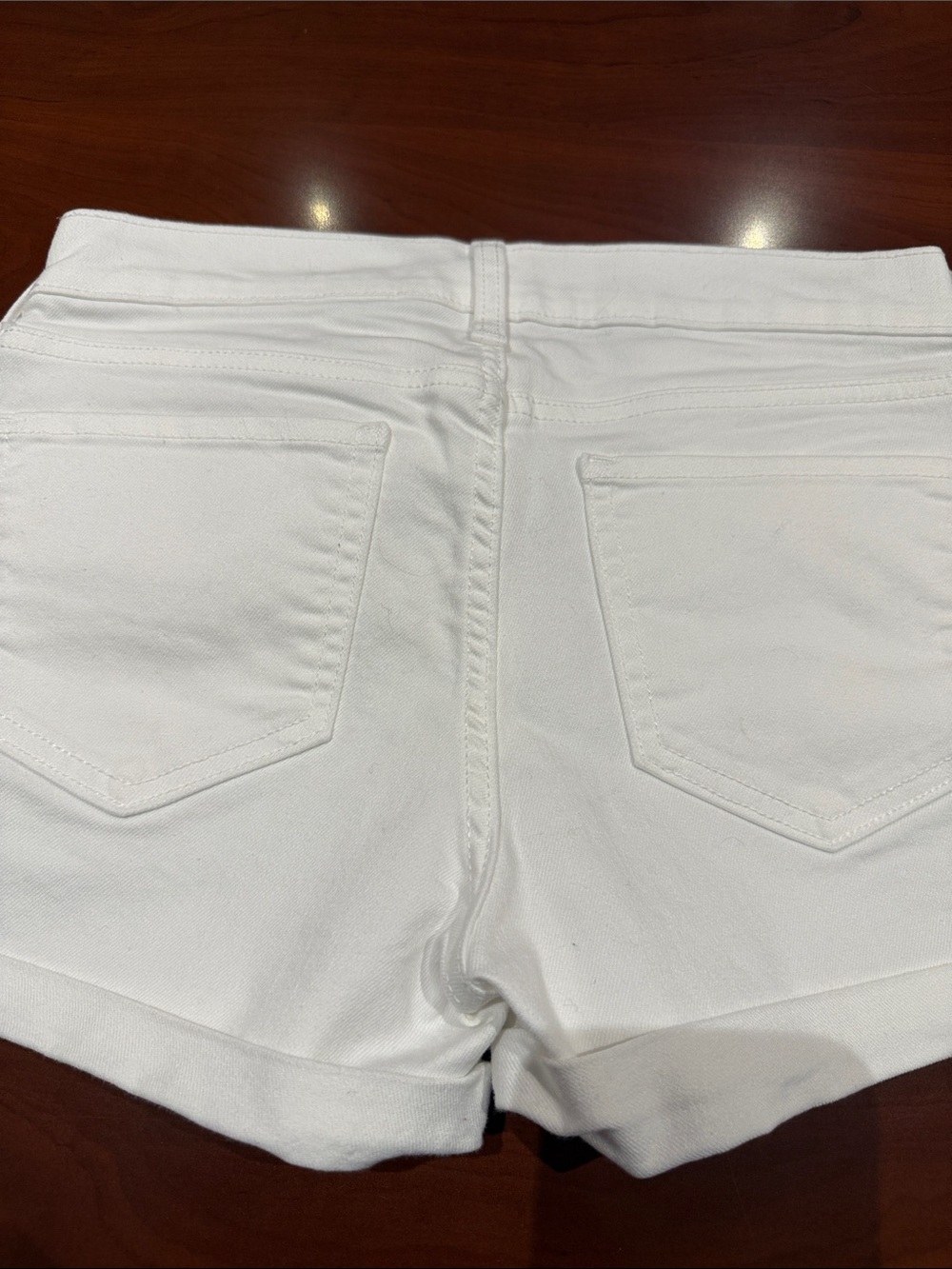 Old Navy White Denim Shorts - Picture 3 of 5